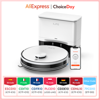 ILIFE A30 PRO 5000Pa Suction, Robot Vacuum and Mop Combo, Self emptying, 60 day capacity,  App/remote , 180 minute running time