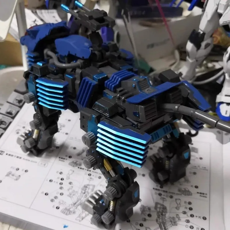 BT Building Blocks ZOIDS RPZ-03 Shield Liger 1:72 Scale Full Action Plastic Kit Assemble Model Christmas Gifts For Children