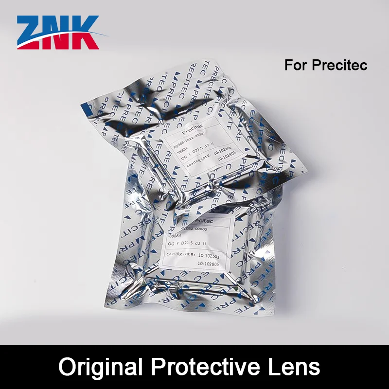 

ZNK Original Precitec Protective Lenses 37*7 20kw 30kw 40kw Lower Protection Windows Model P0595-58601 for Laser Cutting Machine