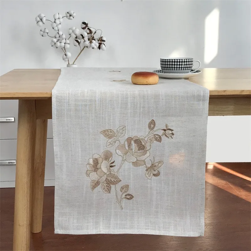 EMD KONI three-dimensional embroidered cloth cover living room sofa cushion cover pastoral small fresh new rope embroidery