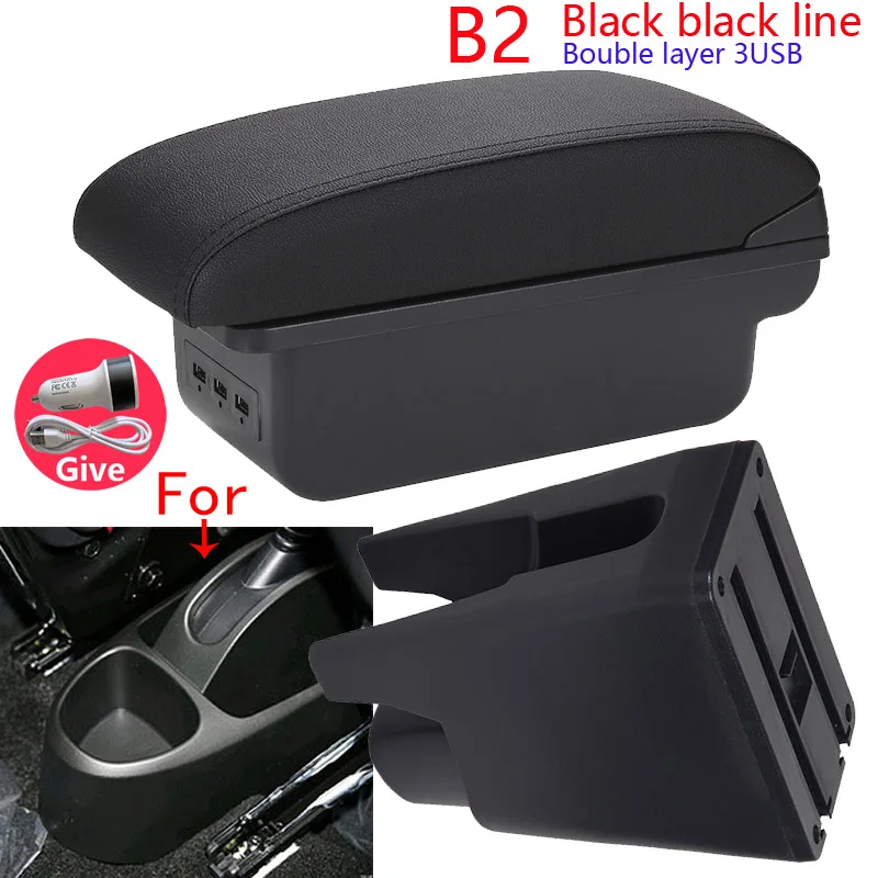 Voor Citroen C1 Armsteun Doos Voor Peugeot 107Toyota Aygo BJ Armsteun Auto Accessoires Winkel doos Interieur detail Eenvoudige installatie