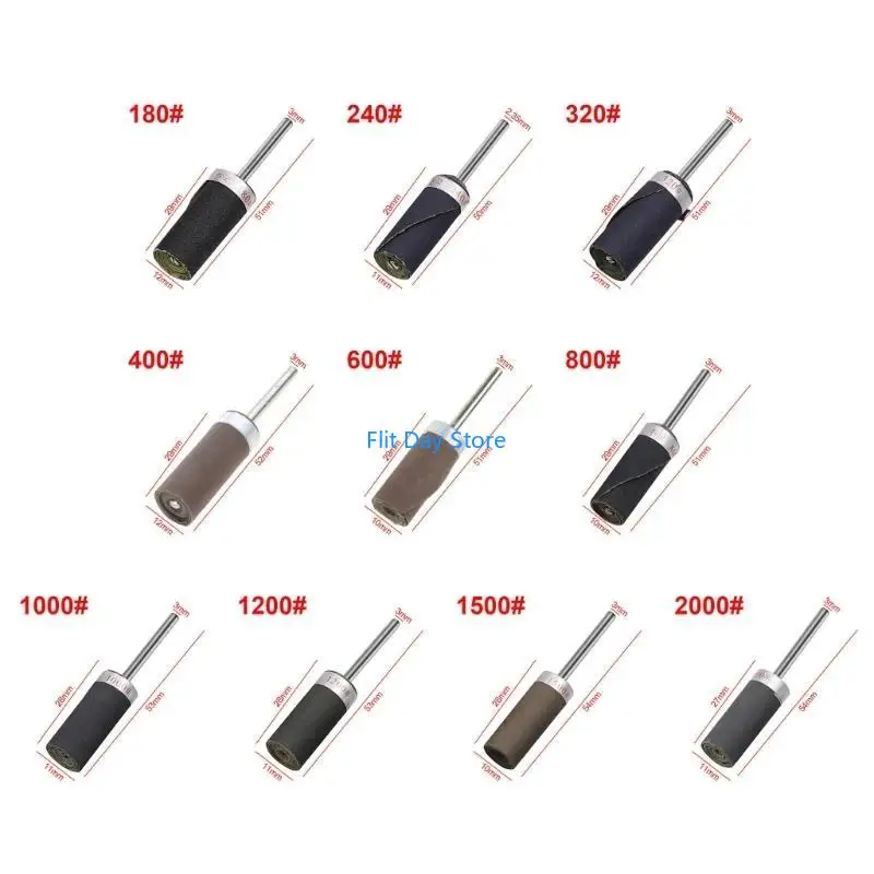F92C Portable 180# до Панчаная бумага 3 мм стержень на режущем бумаги для роторного инструмента