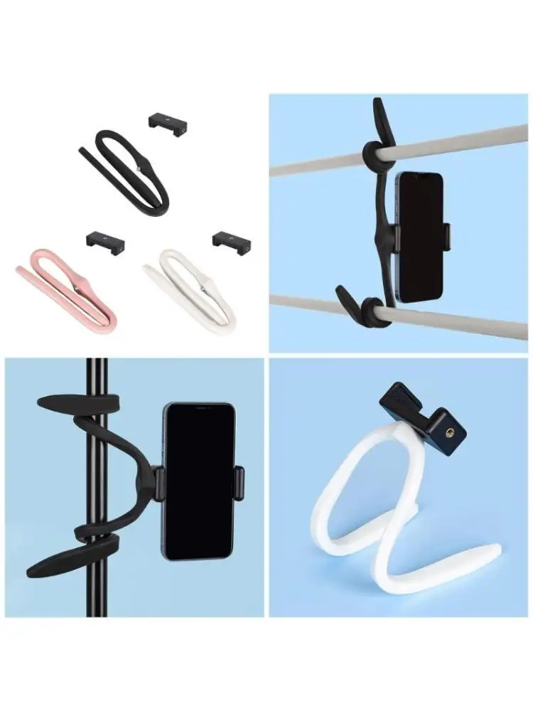 R53C Handy Bendable Phone Holder Phone Stand 1/4 for 4 7 inch Cellphones & Cameras