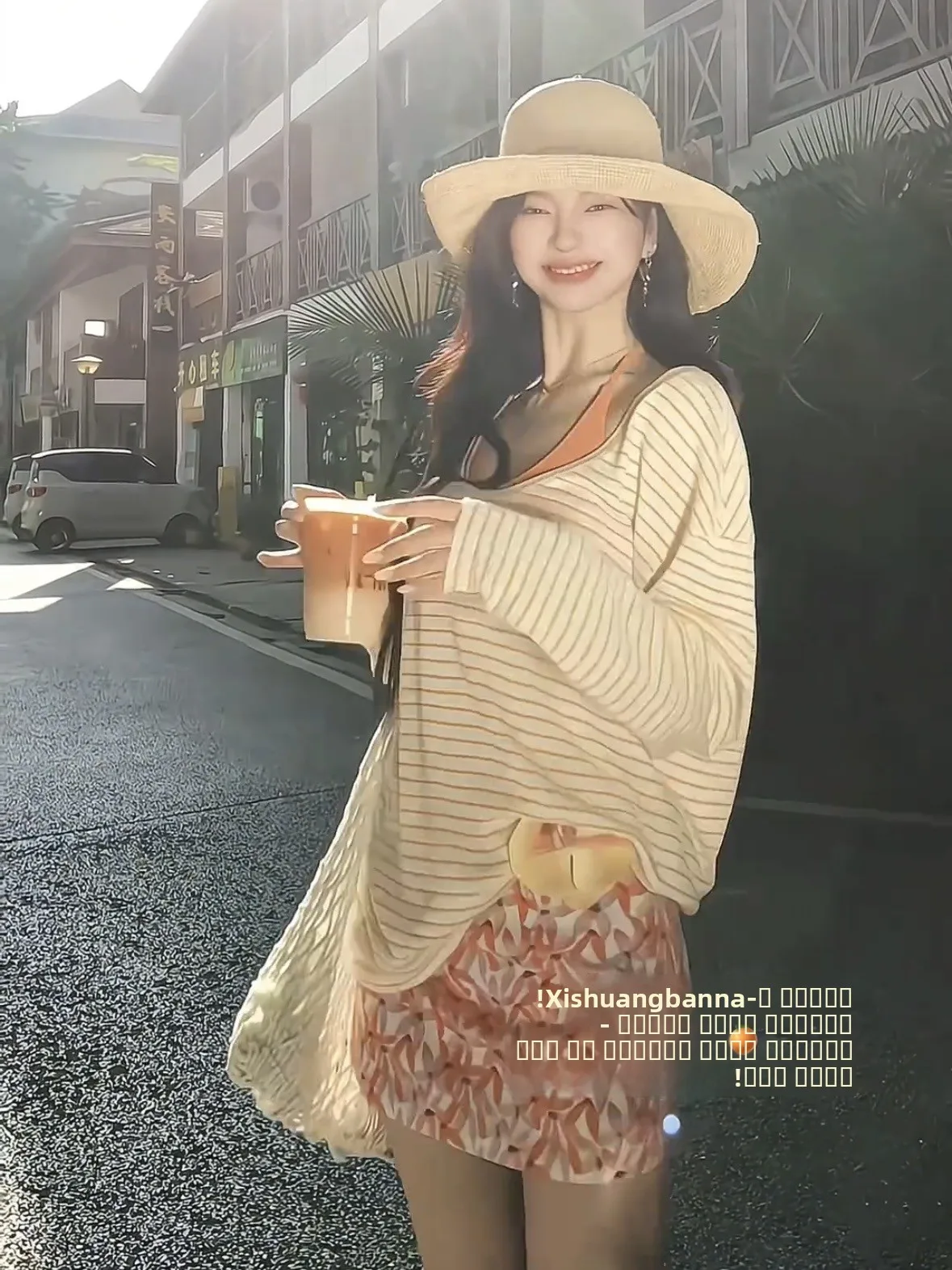 T-shirt long rétro coréen pour femme, style décontracté, superposition, col en U, tendance, surdimensionné, pour le printemps