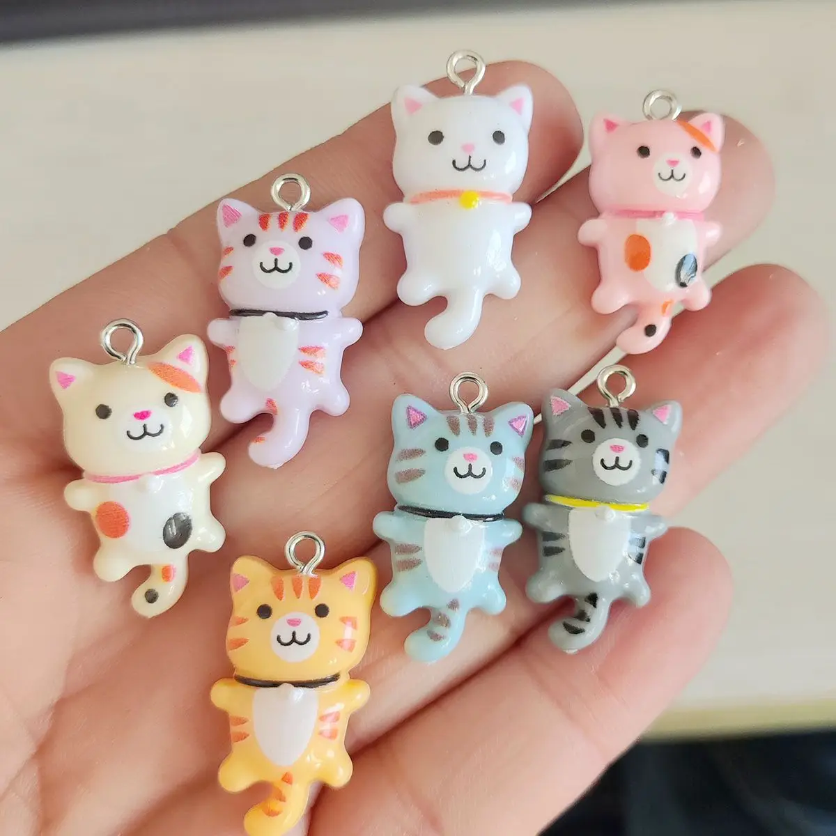 14pcs Mix Resin Cat Charms Pendant for Jewelry Making DIY Necklace Bracelet Earrings Key Chain Accessories - AliExpress 36