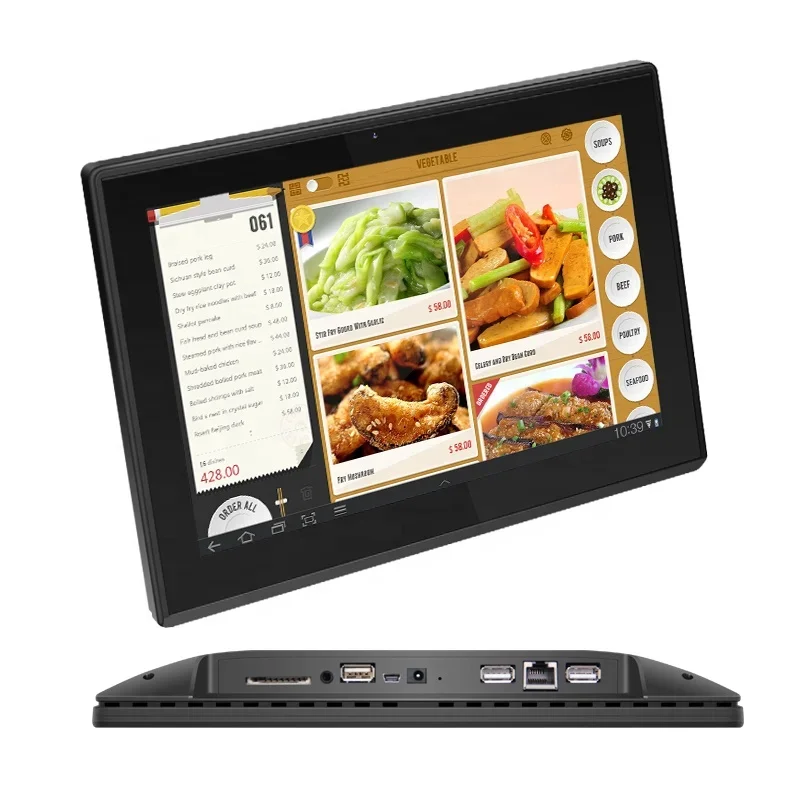 

10 inch desktop stand android pos terminal touch screen cash register pos tablet