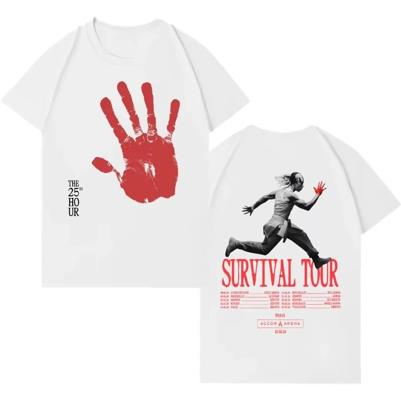 Singer Riles 2026 Tour Fashion Short Sleeve ST Shirts Mens Harajuku Pure Cotton Spring summer new Cozy  Casual Tee Shirts