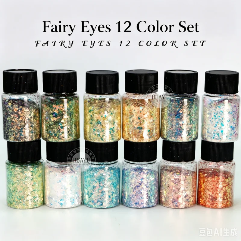 Mica Flake Resin - Mixed Chunky Holographic Glitter – Iridescent