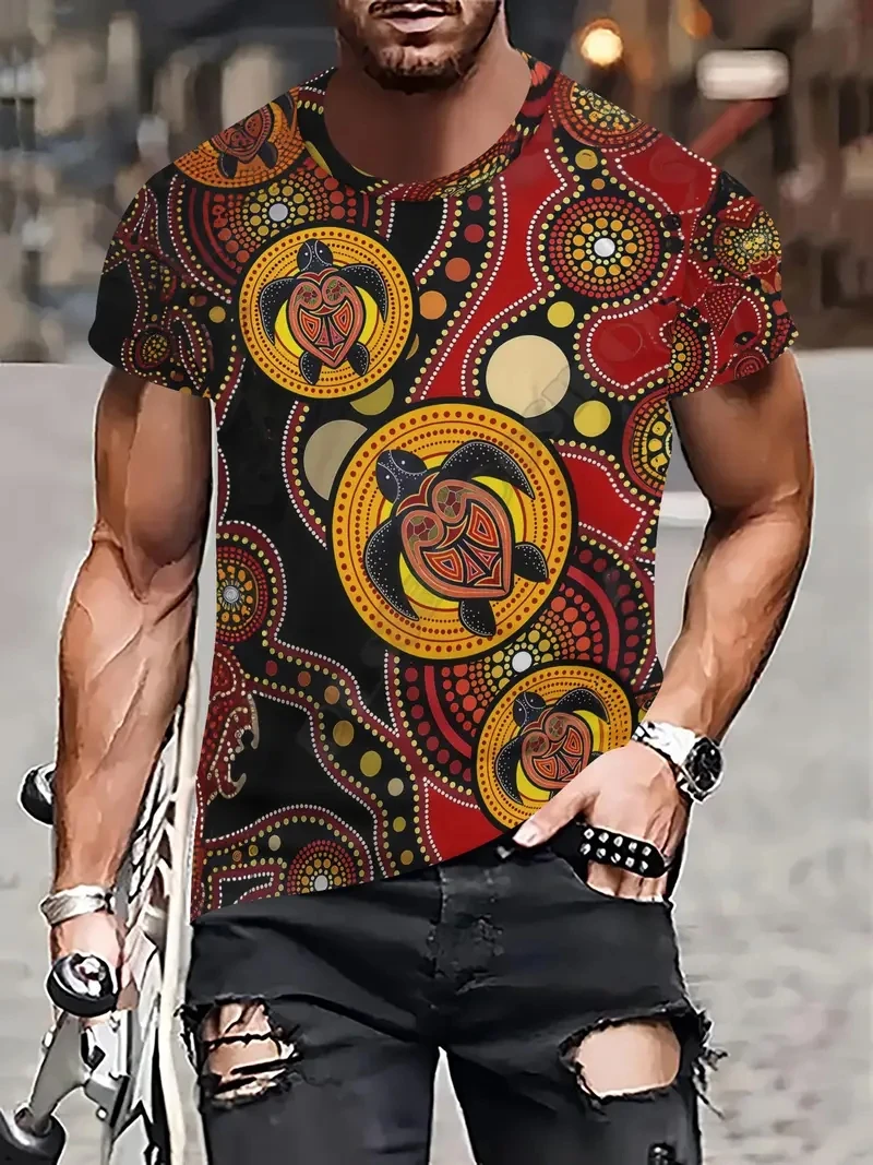 

Men's Plus Size 3D Full Printed Short Sleeved T-shirt,loose and Casual, Soft, Comfortable and Breathable,suitable Outdoor Sports