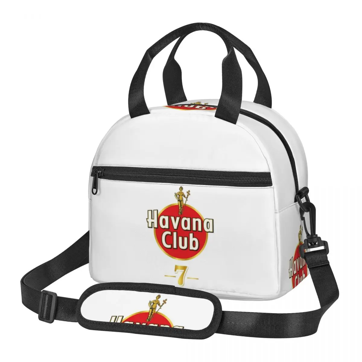 Havana Club Lunch Bags Insulated Bento Box Resuable Lunch Tote Picnic Bags Thermal Bag for Woman School