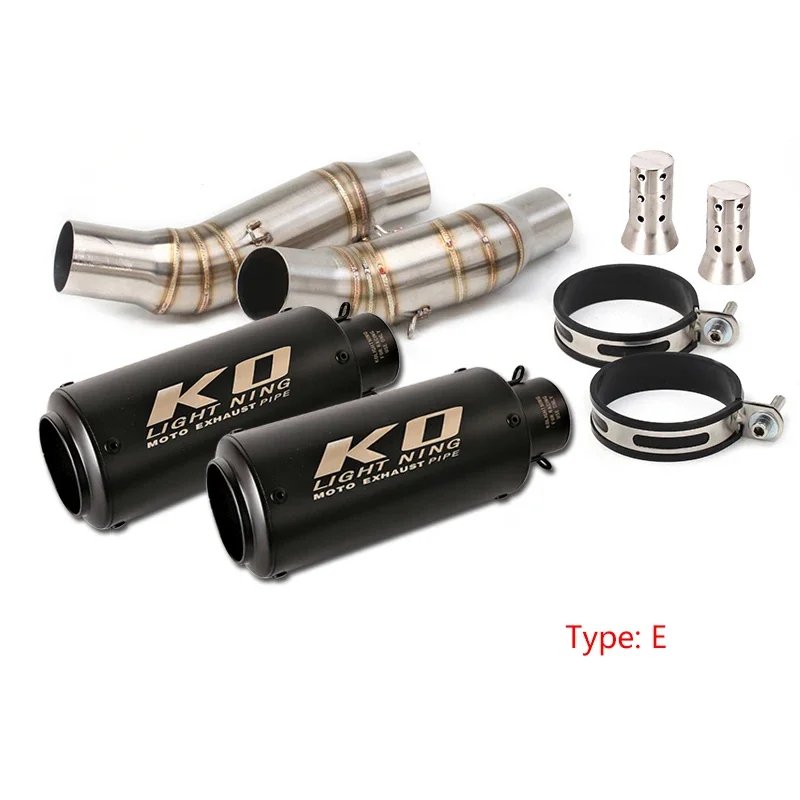Voor Kawasaki Z1000 Ninja 1000 2010-2021 Z1000SX Ninja 1000SX 2010-2019 Uitlaatpijp Motorfiets Slip-on Uitlaat 51mm Uitlaat Tips