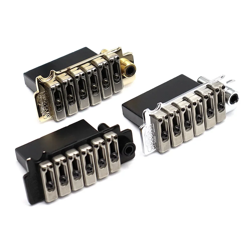 

1set Guitar Bridge Wilkinson Bridge WVS50IIK Tremolo Bridge with Stainless Steel Saddles for ST Electric Guitar