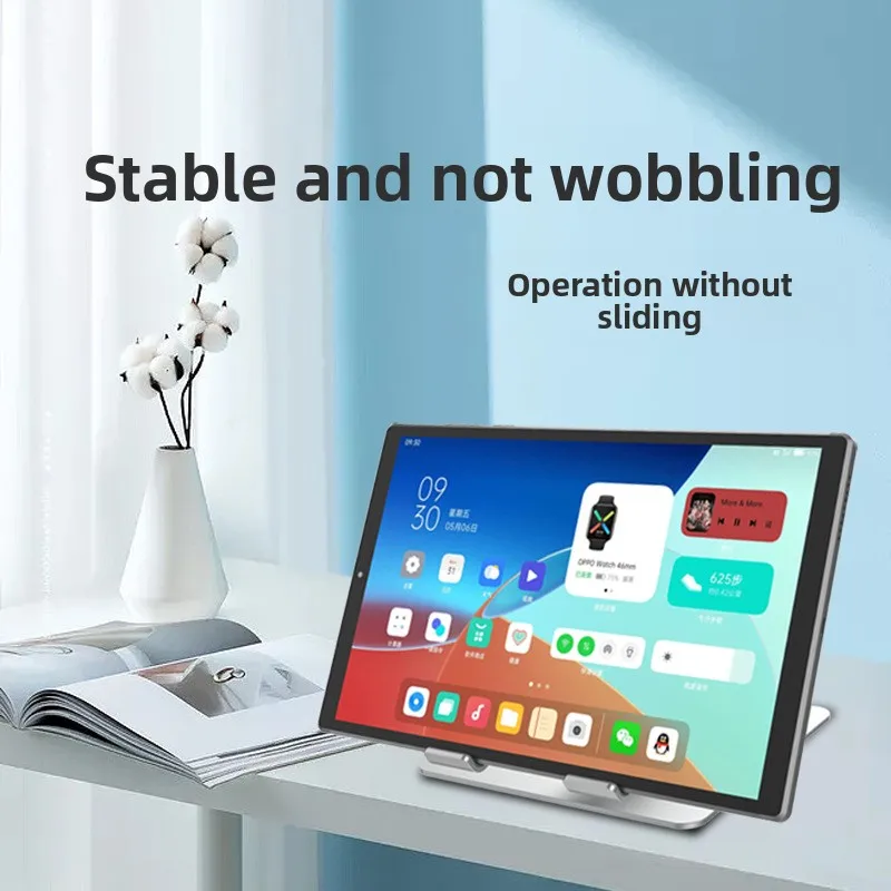 360-Degree Rotatable Raised and Folding Tablet Holder Suitable for Tablet Holder