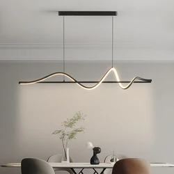 New Modern Led pendant lights for Living room dining room Study shop nordic home decor led pendant Lamp White/Black AC110-220V