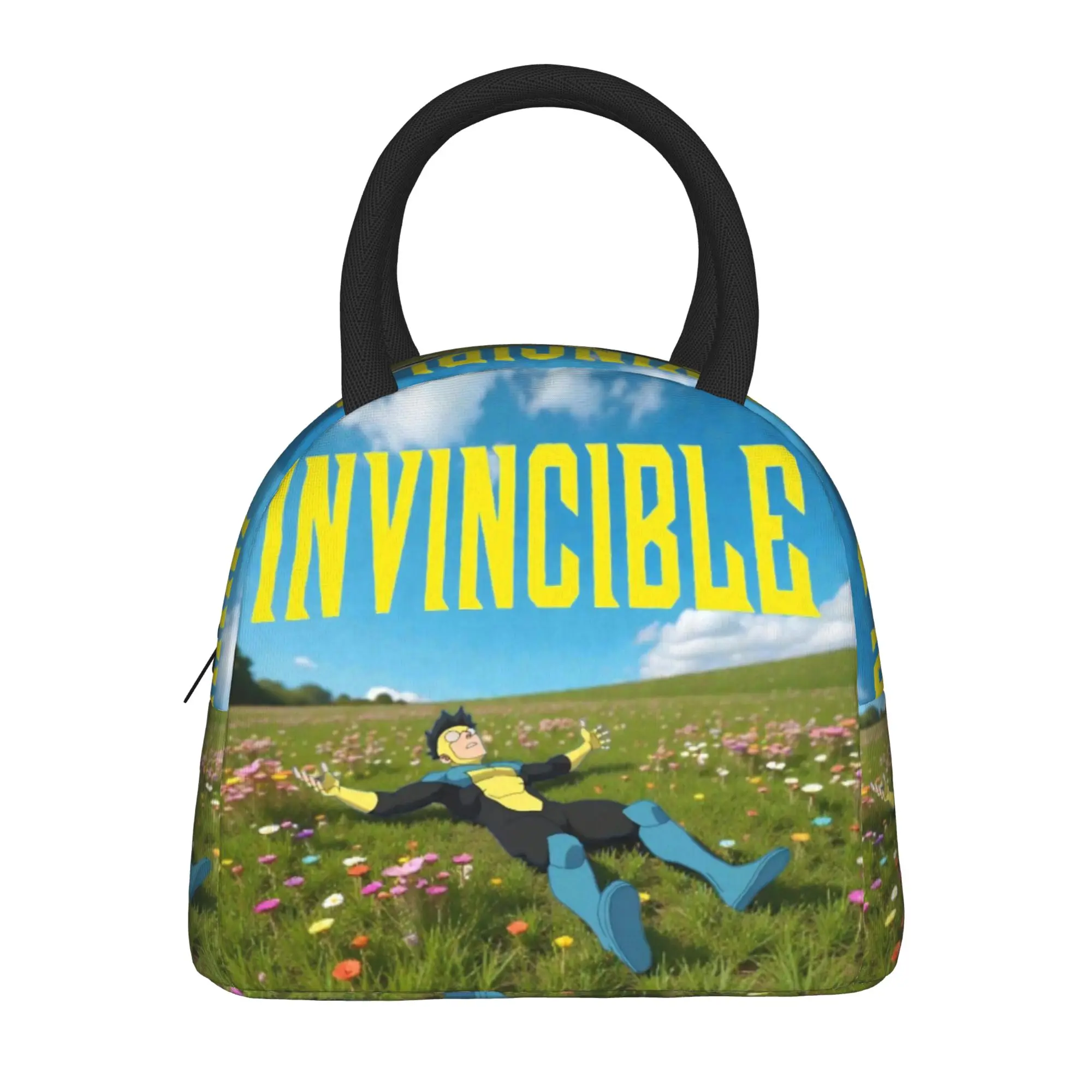 Invincibles Comic Thermal Insulated Lunch Bags for Office  Portable Food Container Bags Men Women Cooler Thermal Lunch Boxes