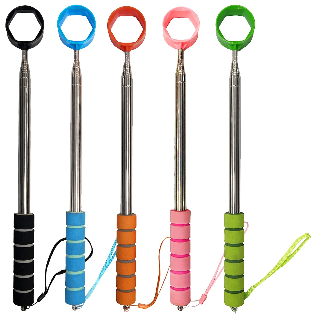 8.86 قدم مخلب مصاصة أداة تلسكوبي كرة جولف المسترد عدم الانزلاق مقبض قابلة للتمديد كرة جولف المسترد جولف هدايا للاعبي الغولف #1