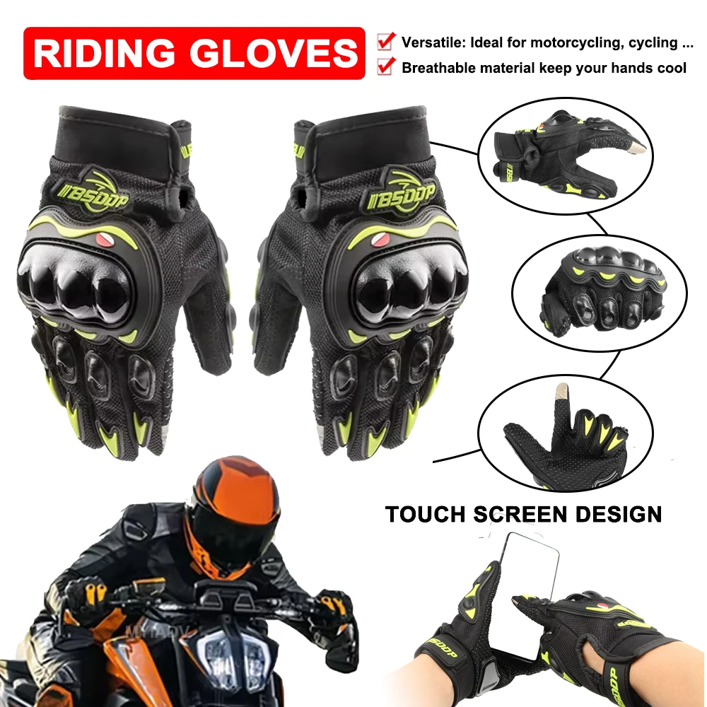 

Motorcycle Cycling Gloves For BMW R1250GS R1200GS Motocross Full Finger Riding Glove Winter Outdoor Sports Protective Gloves