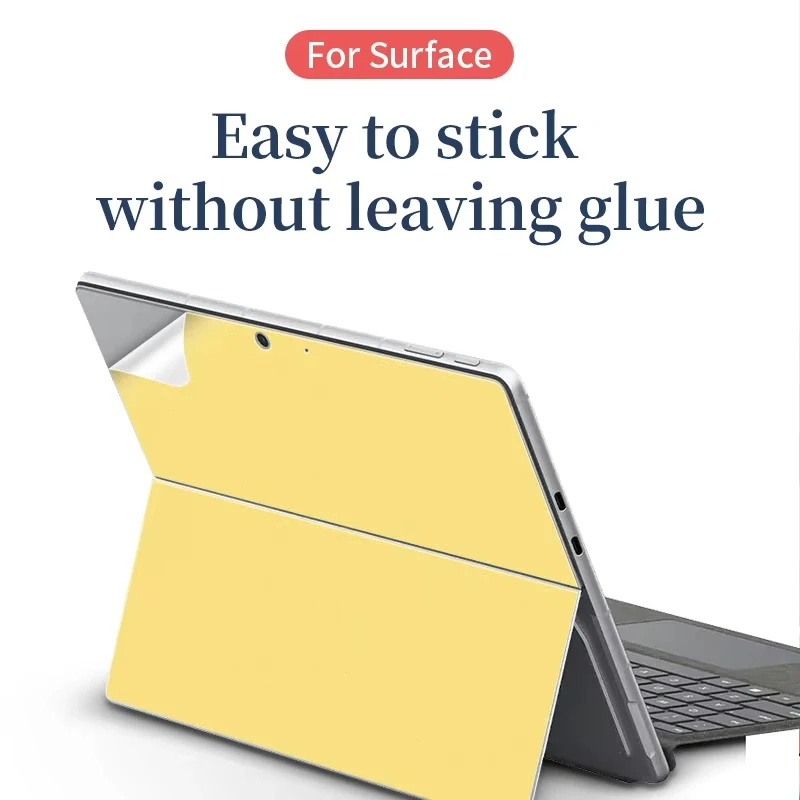 Tablet Skin Sticker For Microsoft Surface Pro 11/9/8/7/6/5/4/3/X Go3/2 Back Cover Body Decal Skin Protector Film Anti-Scratch