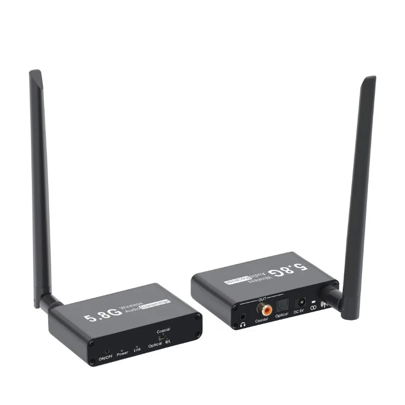 

Digital Wireless Audio Transmitter And Receiver 5.8G Wireless Audio Adapter For TV Box DVD PC