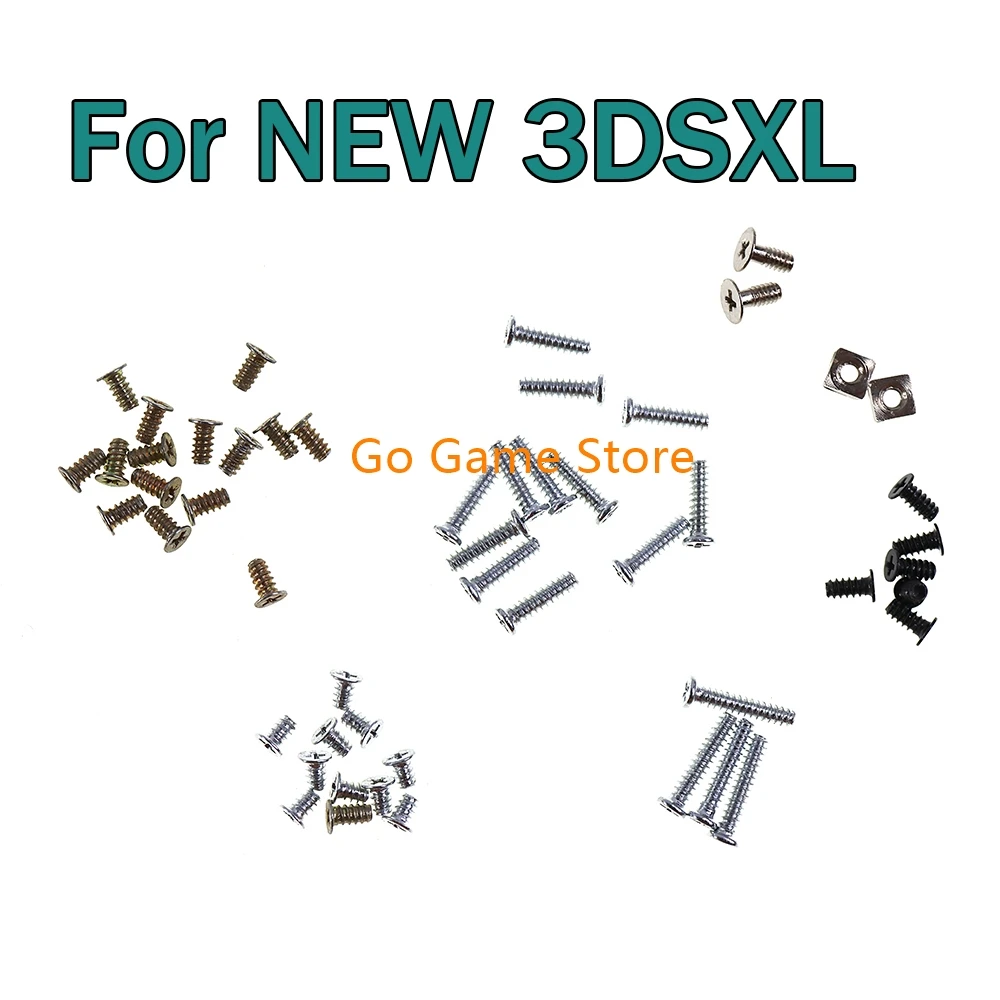 

100sets for new 3ds xl ll Screw Game Console Shell For Nintend New 3DSLL 3DSXL Head Screws Set