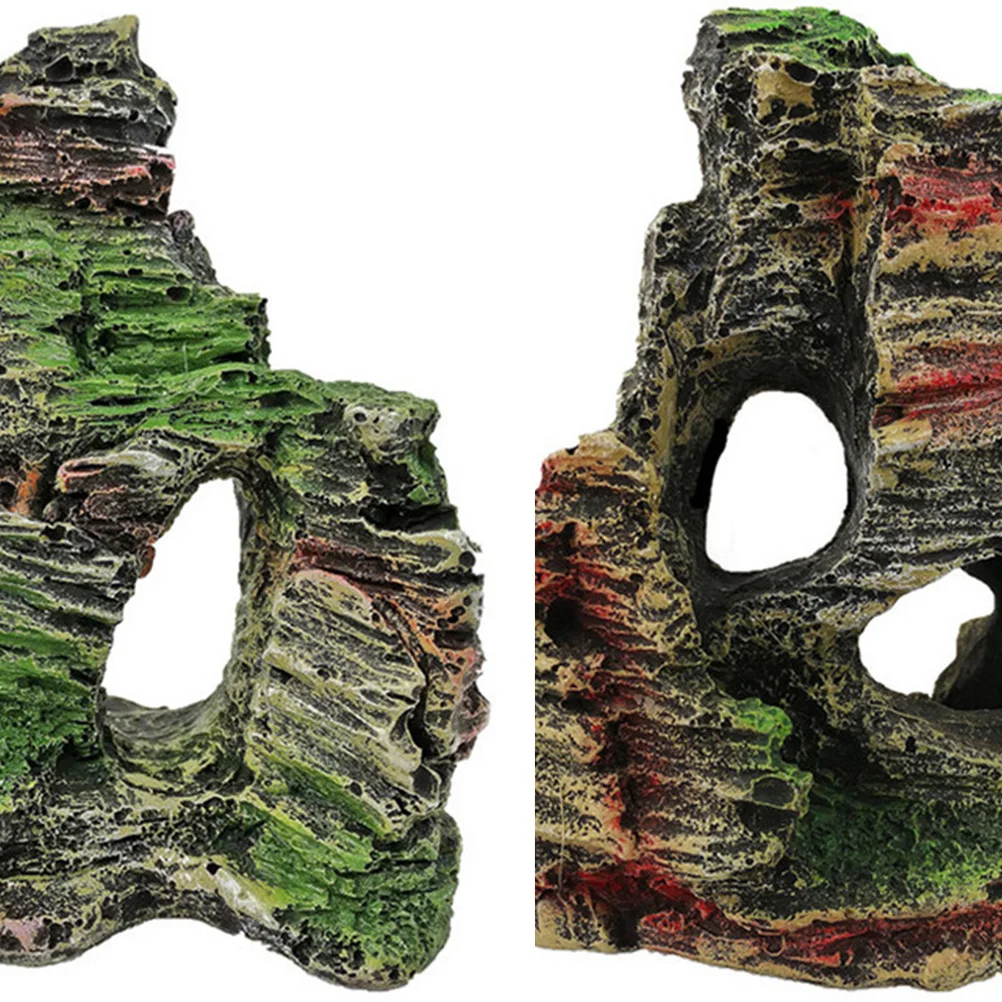 

Decorate Resin Rockery Decoration Decorations Fake Artificial Aquarium Ornament