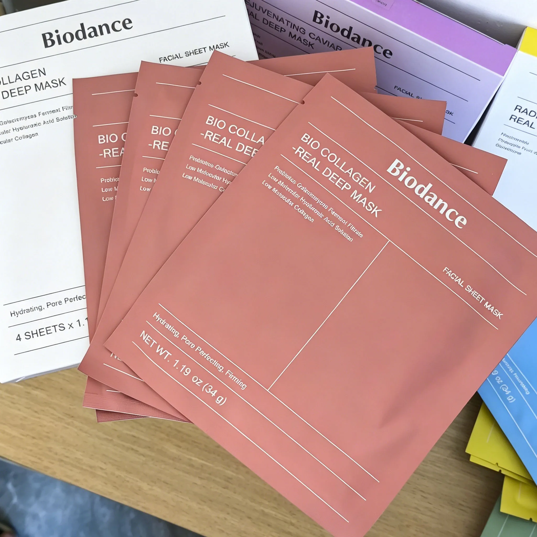 Bio-Collagen Moisturizing Gel Mask Retinol Firming Enhance Skin Elasticity Shrink Pores Barrier Repair Facial Glowing Skincare