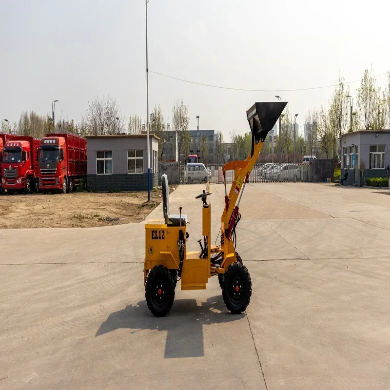 Elelecric Battery/Gasoline/ 500kg Load Mini Small Wheel Loader For Sale