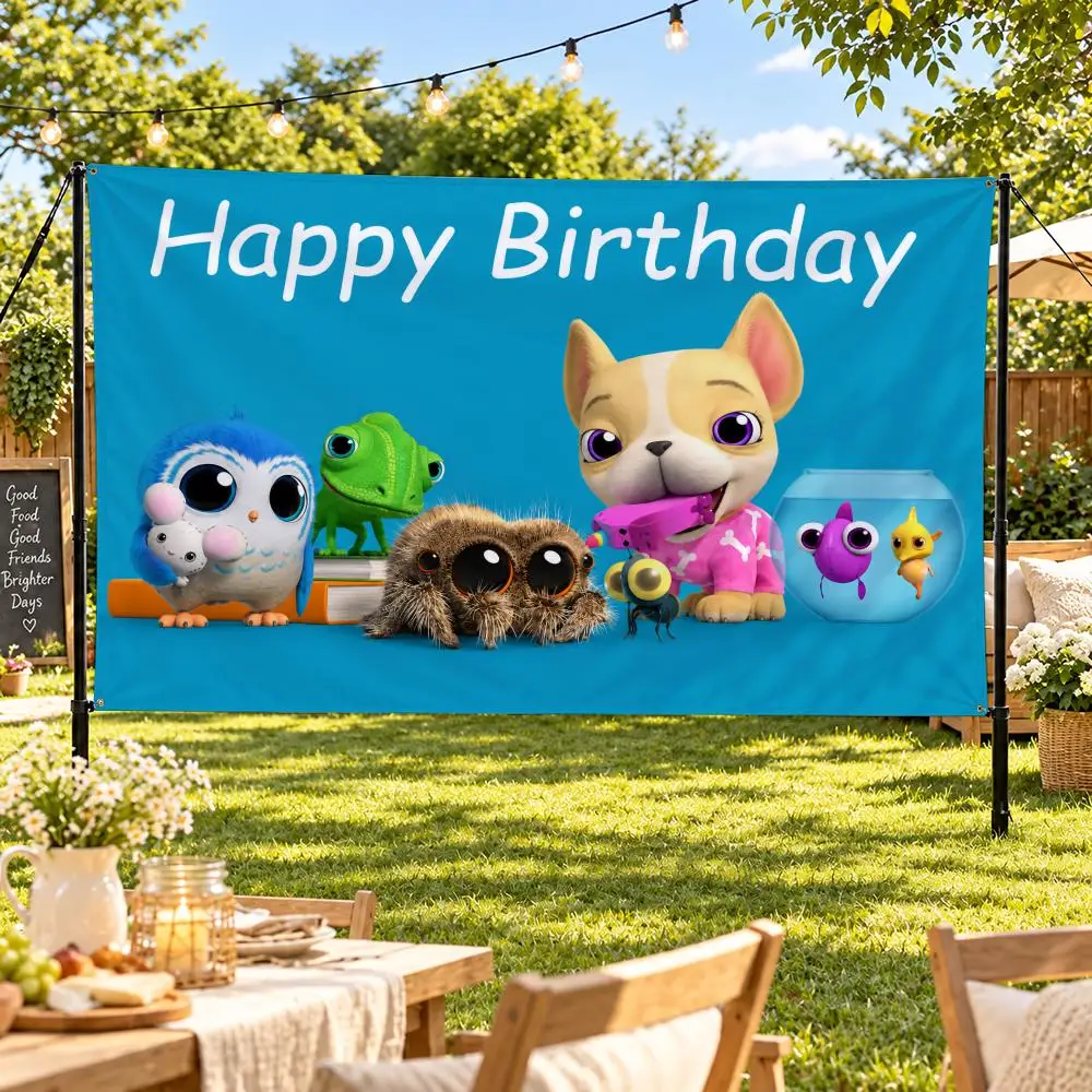 Lucas the Spider Flags Suitable For Party Club Outdoor Interior Wall Art Decoration Banner Fans Gift