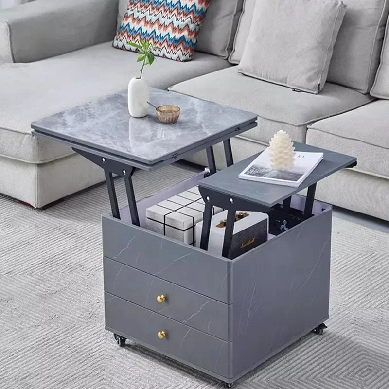 

Simple Living Room Side Coffee Table Small Organizer Nordic Mobile Coffe Table