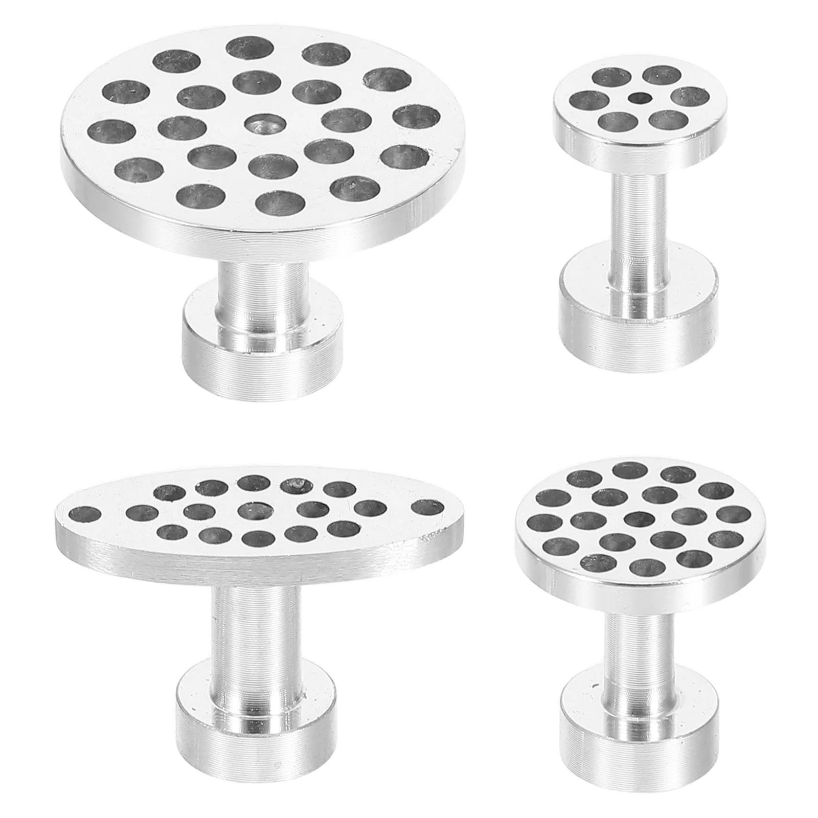 

4Pcs Aluminum Alloy Dent Repair Kit Auto Body Puller Tabs Slide Hammer Accessories Paintless Dent Removal for Car Hail Repair