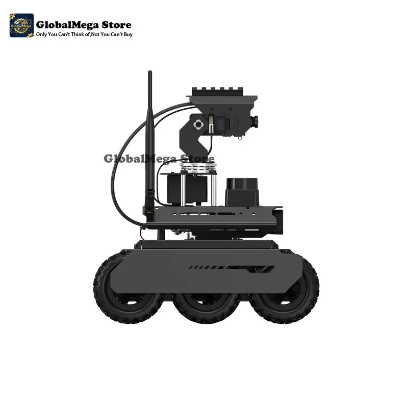 Waveshare UGV Rover ROS 2 Open-source 6 Wheels 4WD AI For Jetson Orin Series Board, Dual controllers, 360° Flexible