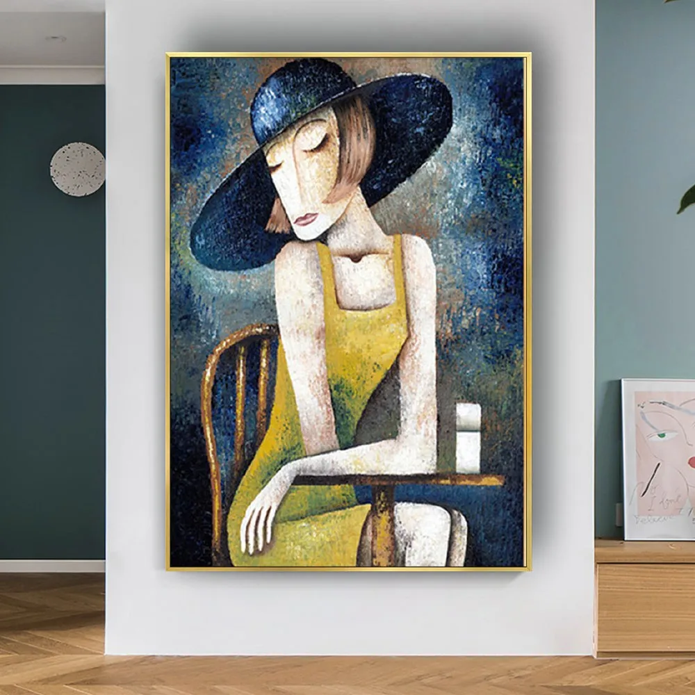 

Handmade Picasso Canvas Poster Famous Oil Painting Cuadros Modern Elegant Abstract Wall Art Pictures For Home Decor Paintings