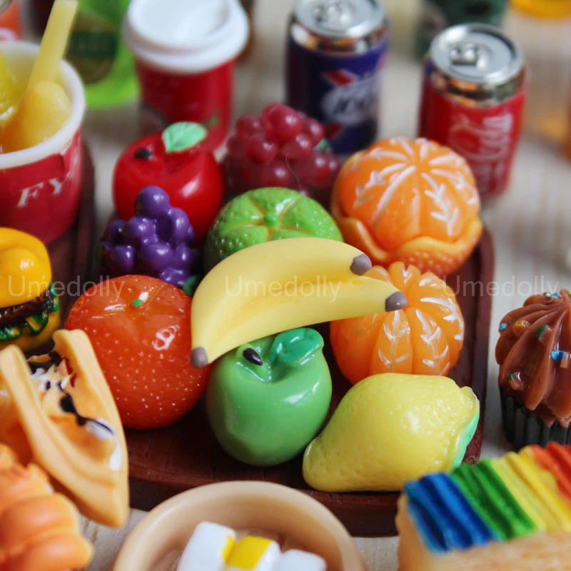 1:6 دمية مصغرة الغذاء سوبر ماركت وجبة خفيفة صغيرة محاكاة كعكة النبيذ شرب ل Blyth BJD دمية اكسسوارات المطبخ لعبة