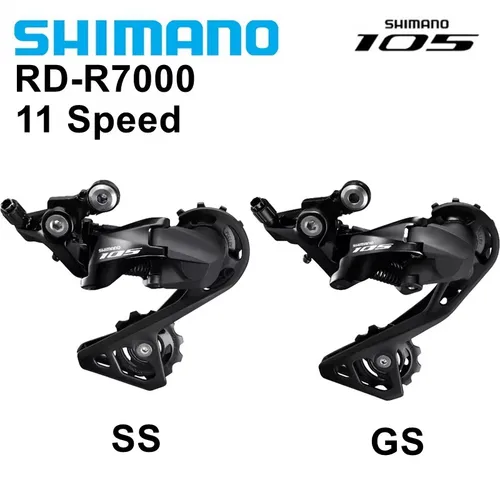 Shimano 105 RD-R7000 Desviador trasero SS GS Jaula media corta 11 velocidades SHADOW RD R7000 Bicicleta de carretera 11s 11v Intercambio