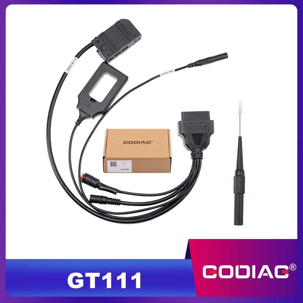 GODIAG GT111 for VW/Skoda/Seat CAN-Bus 3rd & 3.5th Generation Dashboard IMMO Key Matching Test Platform Cable with POGO PIN