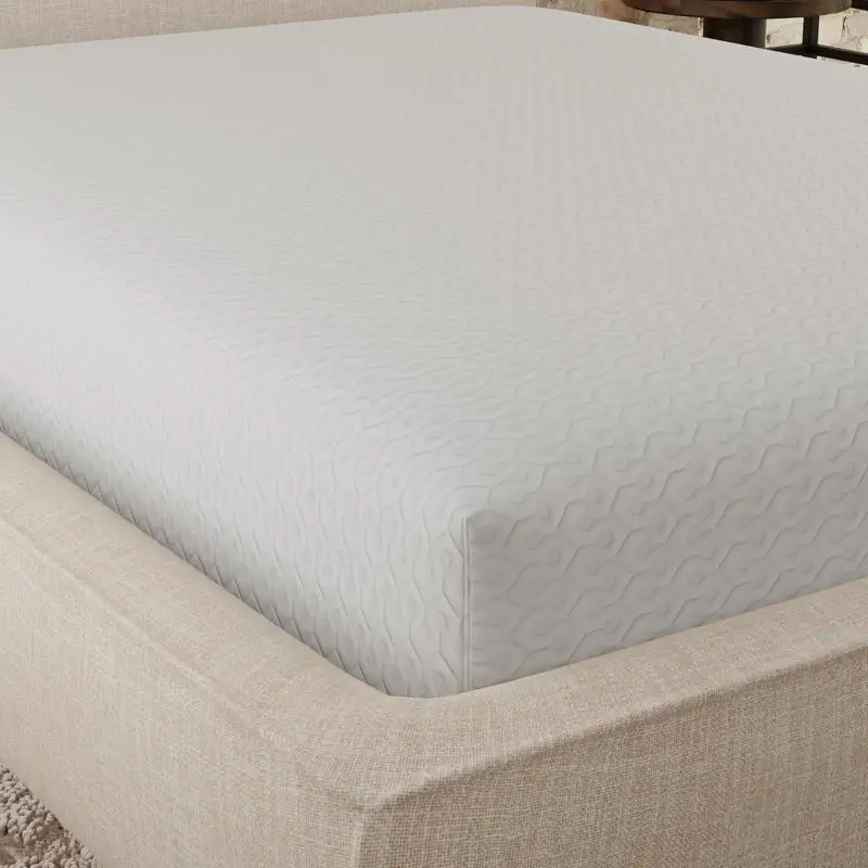 

Snow Soft Circular Poly Knit Cooling Water-Resistant Mattress Protector for Queen Size