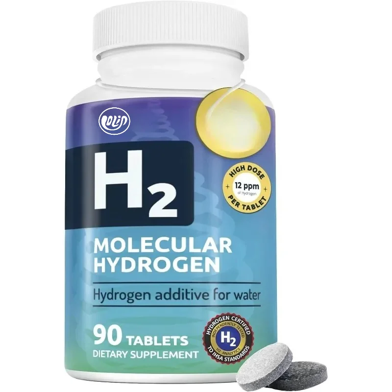 Hydrogen Water Tablets 90 Count Can Generate A Molecular Hydrogen Concentration of 12 Ppm  Increase Content in Drinking Water