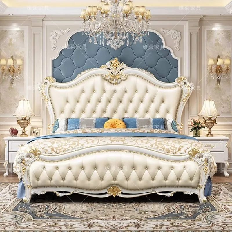 Medium Range Wooden Double Bed Australia Adult Luxury Home Loft Double Bed Bedroom Storage Modern Camas De Dormitorio Furniture