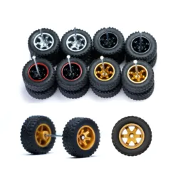 1/64 off-road wheels te37sl of 13.5mm gold/silver/gold/silver series Hot wheels (5 set/Box)