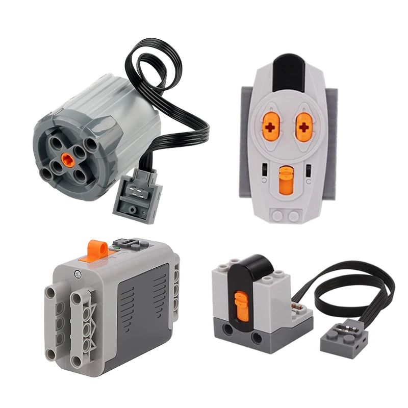 

MOC Power Function Extension Kit with High-Tech XL Motor for All Brand-Compatible Building Blocks DIY Projects