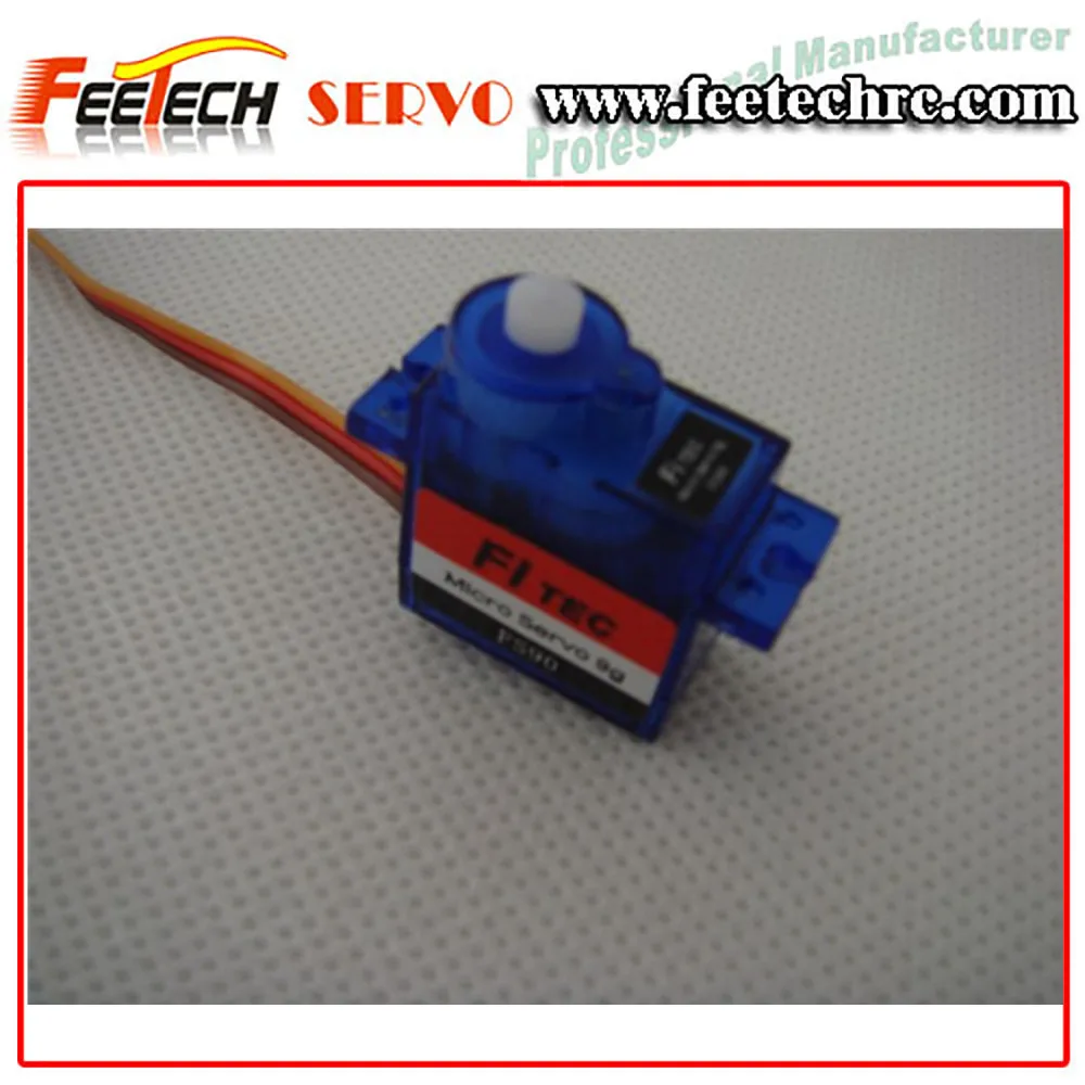 10PCS Fitec FS90 RC Micro Analogico 9g Servo Mini Giocattolo di Controllo Remoto Robot Drone Auto Barca Motore 3kg Batteria di Stalla RC aereo Parte