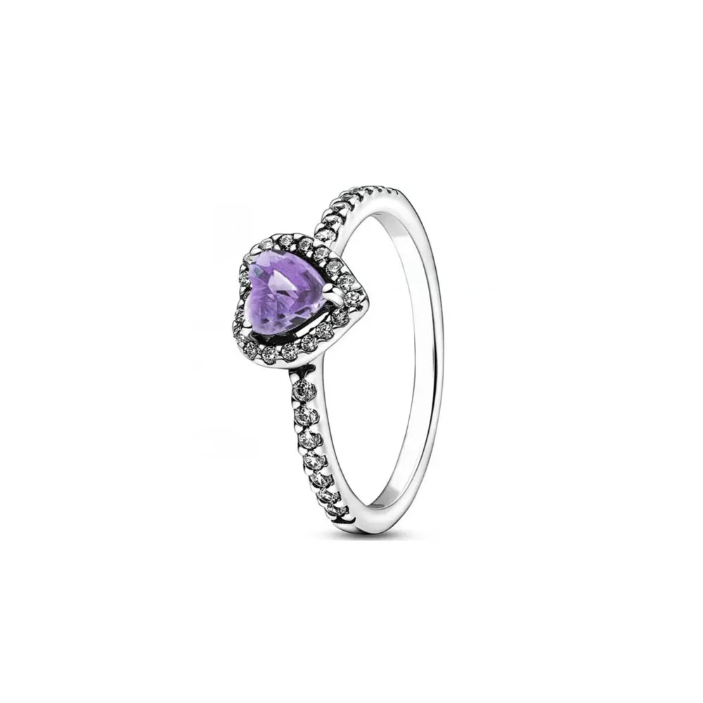 Bague Pandora en argent Sterling plaqué S925, breloque scintillante, bijoux à faire soi-même pour femmes, tendance 2024