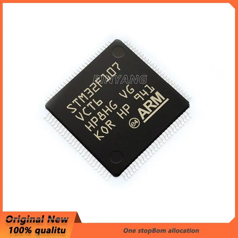 1piece 100% New STM32F107VCT6 STM32F107RBT6 STM32F107RCT6 STM32F107VBT6 STM32F107 RBT6 RCT6 VBT6 VCT6 QFP-100 Chipset