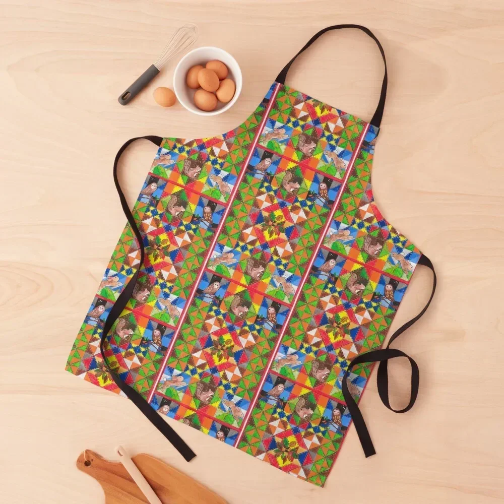 

Autumn colours patchwork Apron Kitchen Front Novelties Kitchen And Home Apron