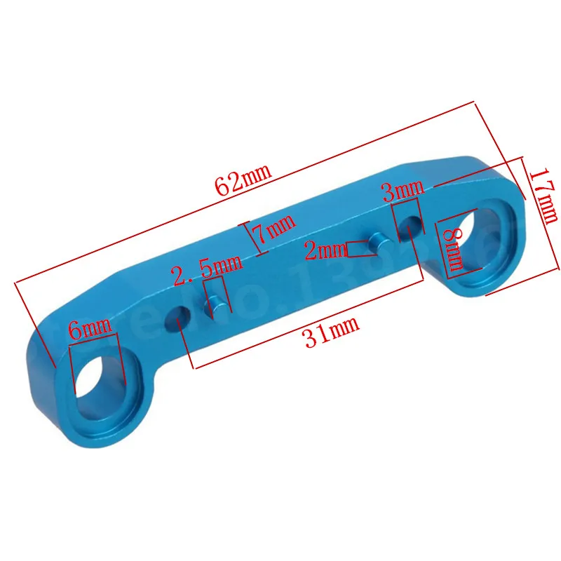 Parti di aggiornamento HSP 860018 760018   60022N Supporto sospensione anteriore superiore in alluminio per Monster Truck fuoristrada Nitro 1/8 CNC 94762