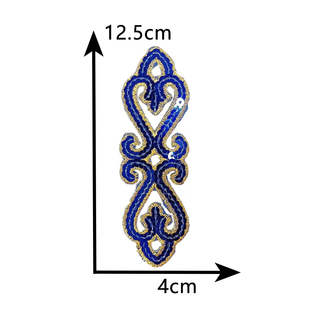 Sequin embroidery Hot melt adhesive ironing DIY washable Hollowing out pattern sewing decorate collocation clothing patches