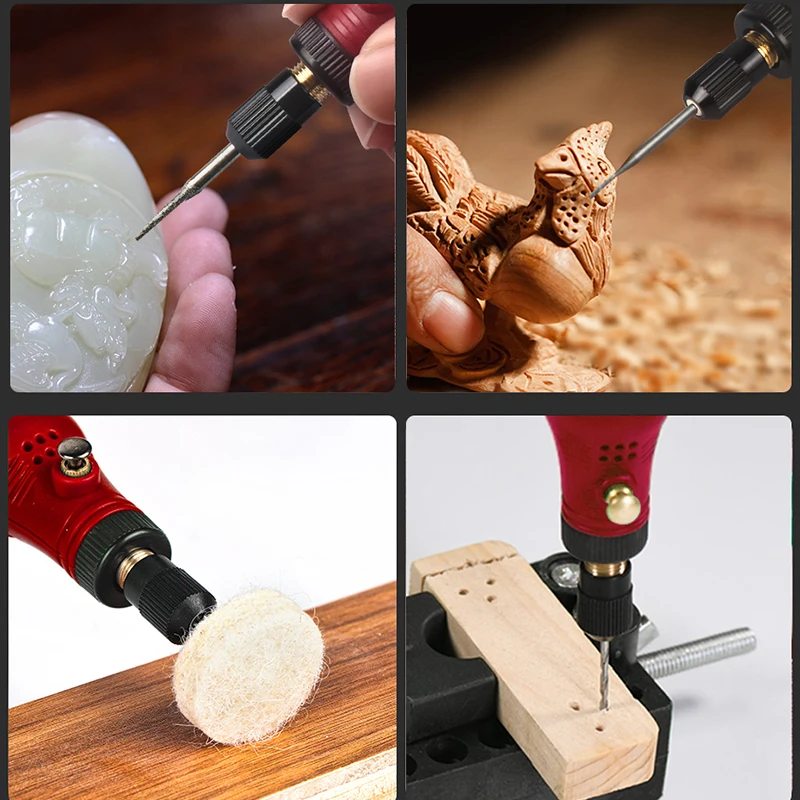 Mini Taladro Inalámbrico USB, pluma de pulido de grabado inalámbrico, taladro eléctrico para uñas, herramienta rotativa, herramientas Dremel para joyería, perforación de Metal