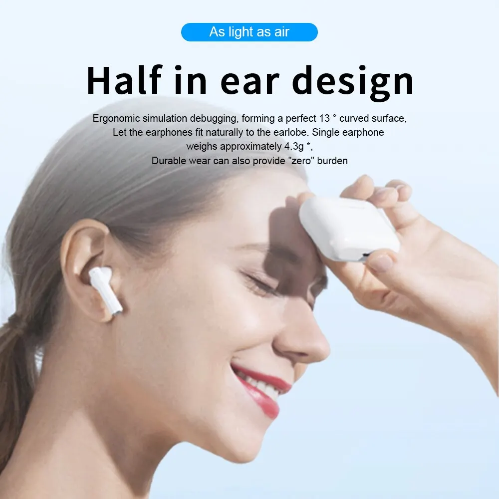 Honor Choice auricolari X2 TWS auricolari True Wireless Bluetooth 5.2 cuffie Bio Semi-In-Ear modalità di gioco Low-Lag con microfono