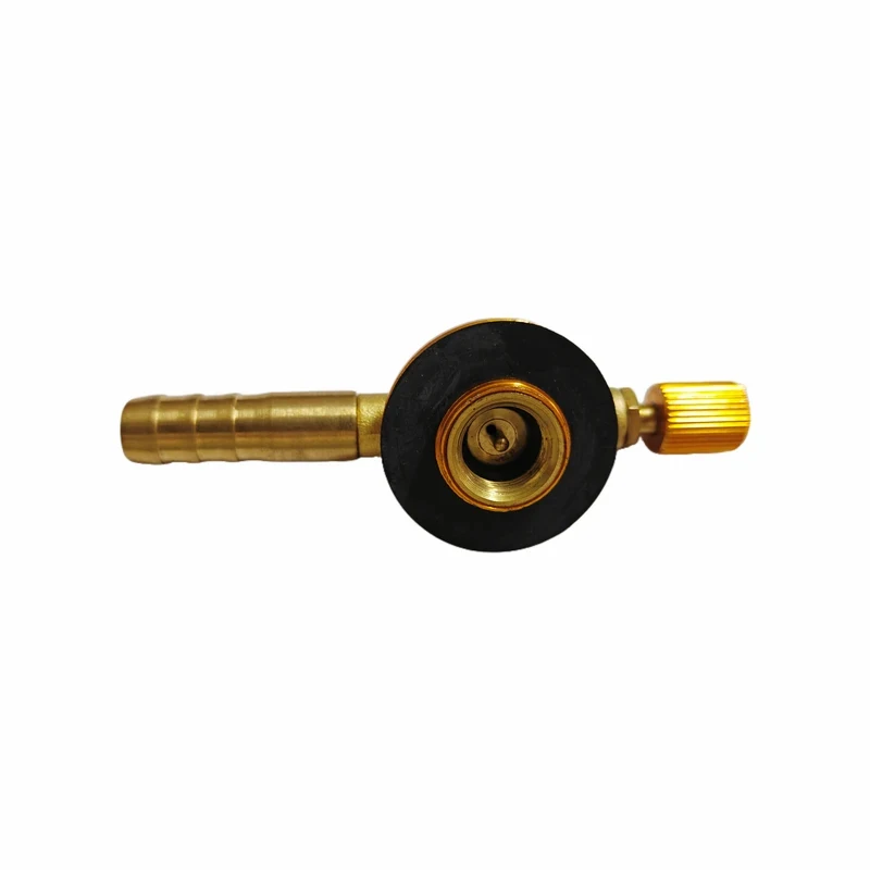 Portable Gas Tank Connector Adapter Fit Outdoor Camping Flat Gas Cylinders Gas Hose Connection Fitting