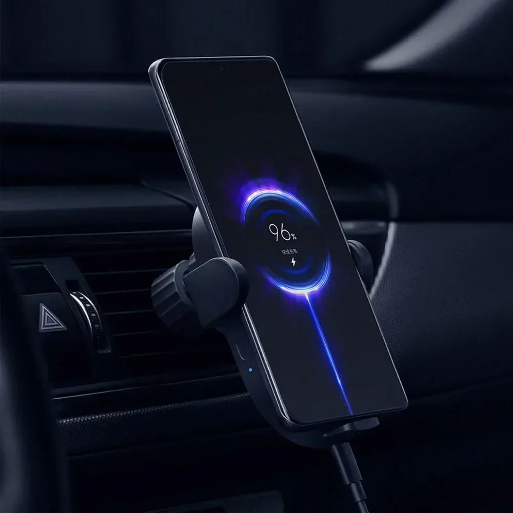 Xiaomi Wireless Car Charger 30W Max Wireless Fast Flash Charging Support Power-Off and Inductive Expansion Phone Holder